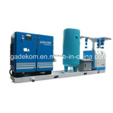 Niedrig lärmgeschmiertes Skid-Mounted-Schrauben-Luft-Kompressor (KD55-DR-8)